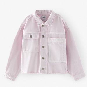 Zara - cropped denim jacket
